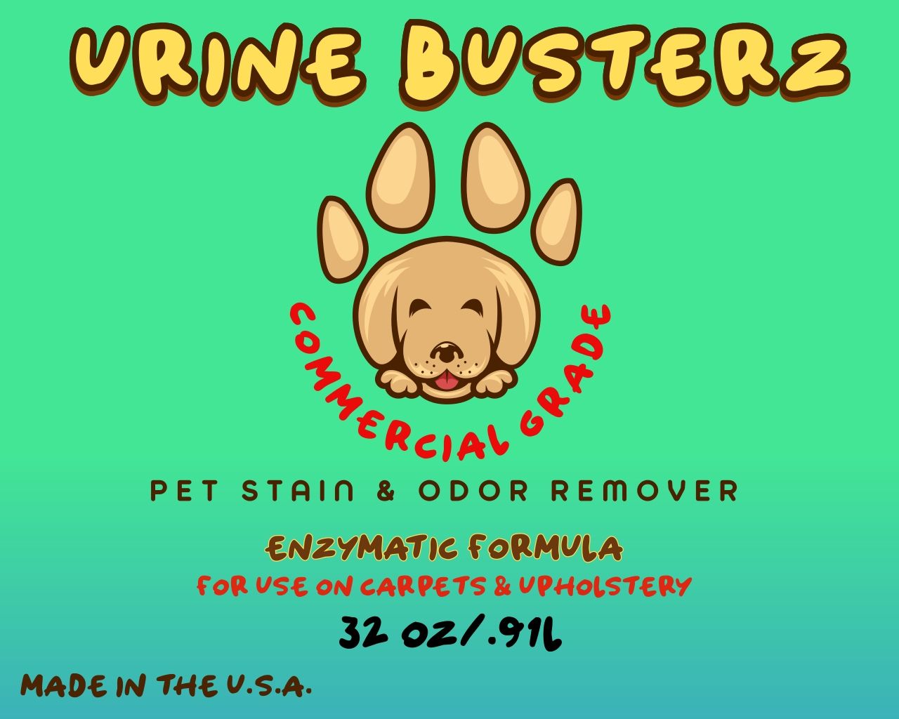 Urine Busterz Pet Stain & Odor Remover